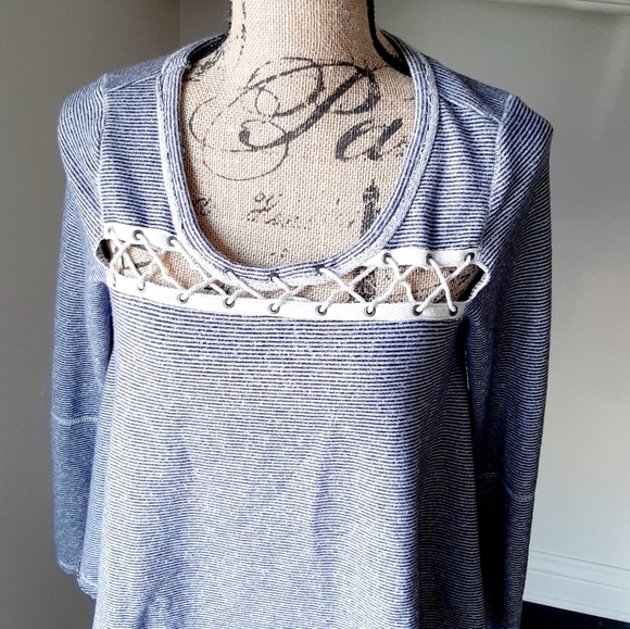 FREE PEOPLE STRIPED TOP - Picture 4 of 8